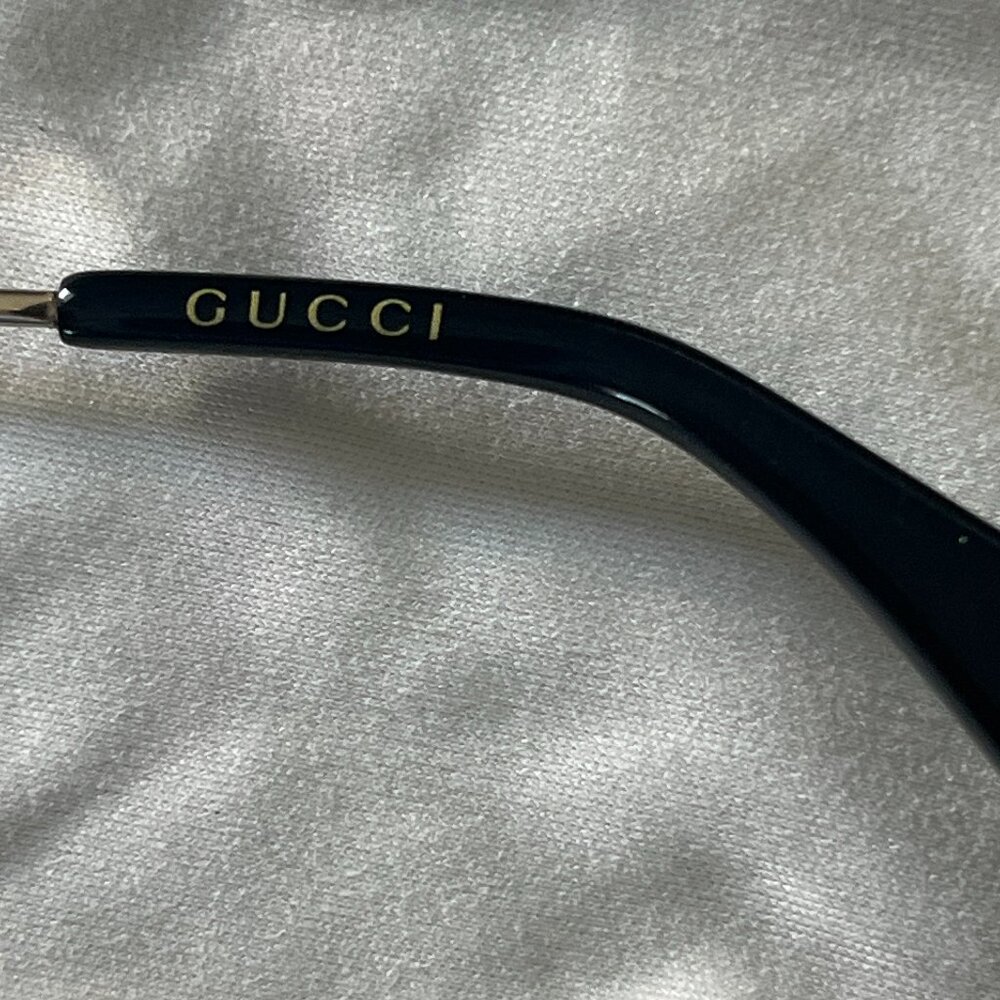 Gucci 0106S Oversized Square Frame Sunglasses Havana Tortoise Frame Brown Lens - Picture 10 of 10